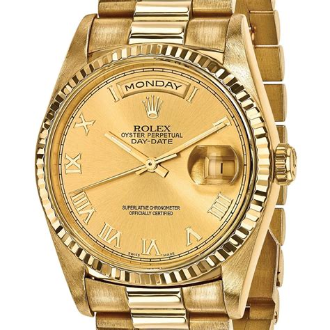 rolex yellow gold black presidential|pre owned rolex president gold.